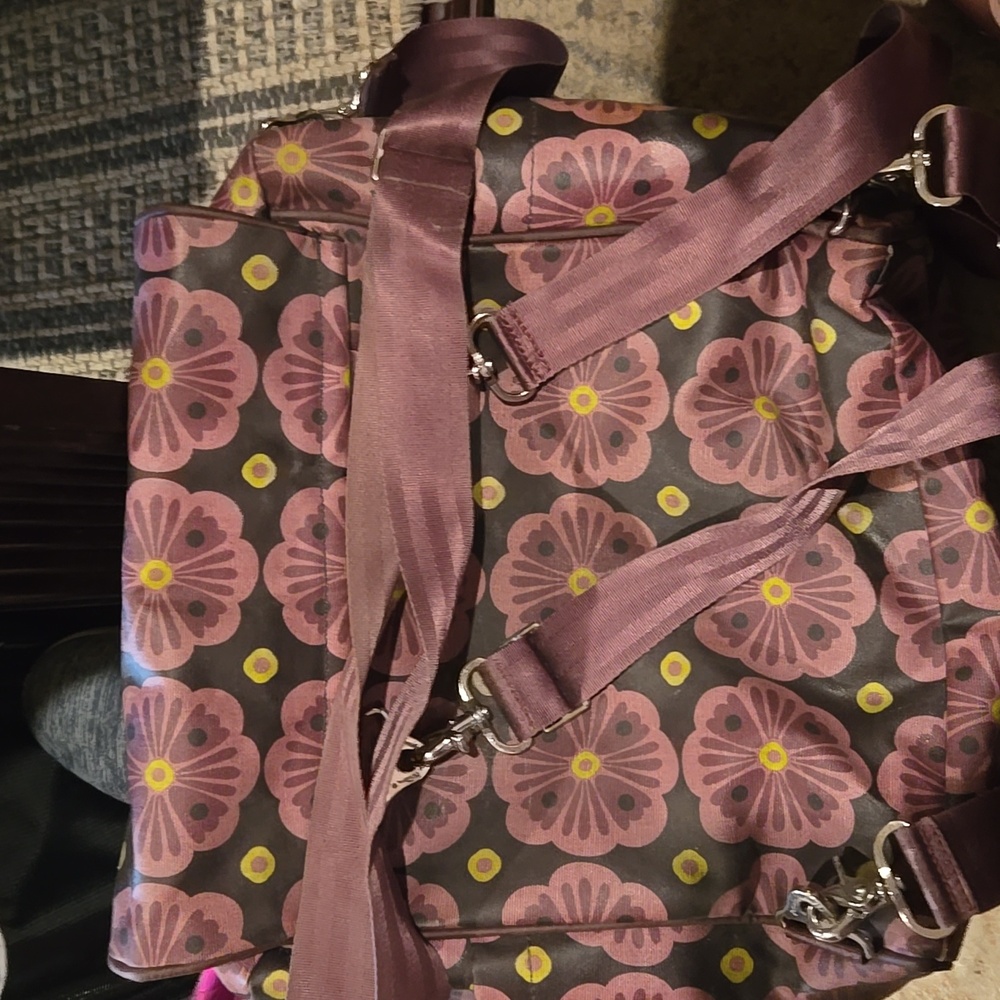 Floral Patterned Diaper Bag, EUC - Picture 7 of 9
